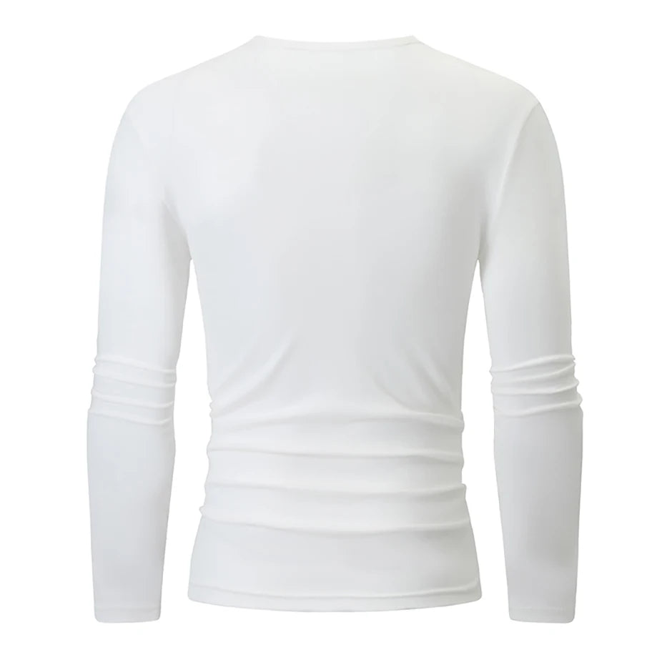Men's Stretch Thermal Long Sleeve Base Layer