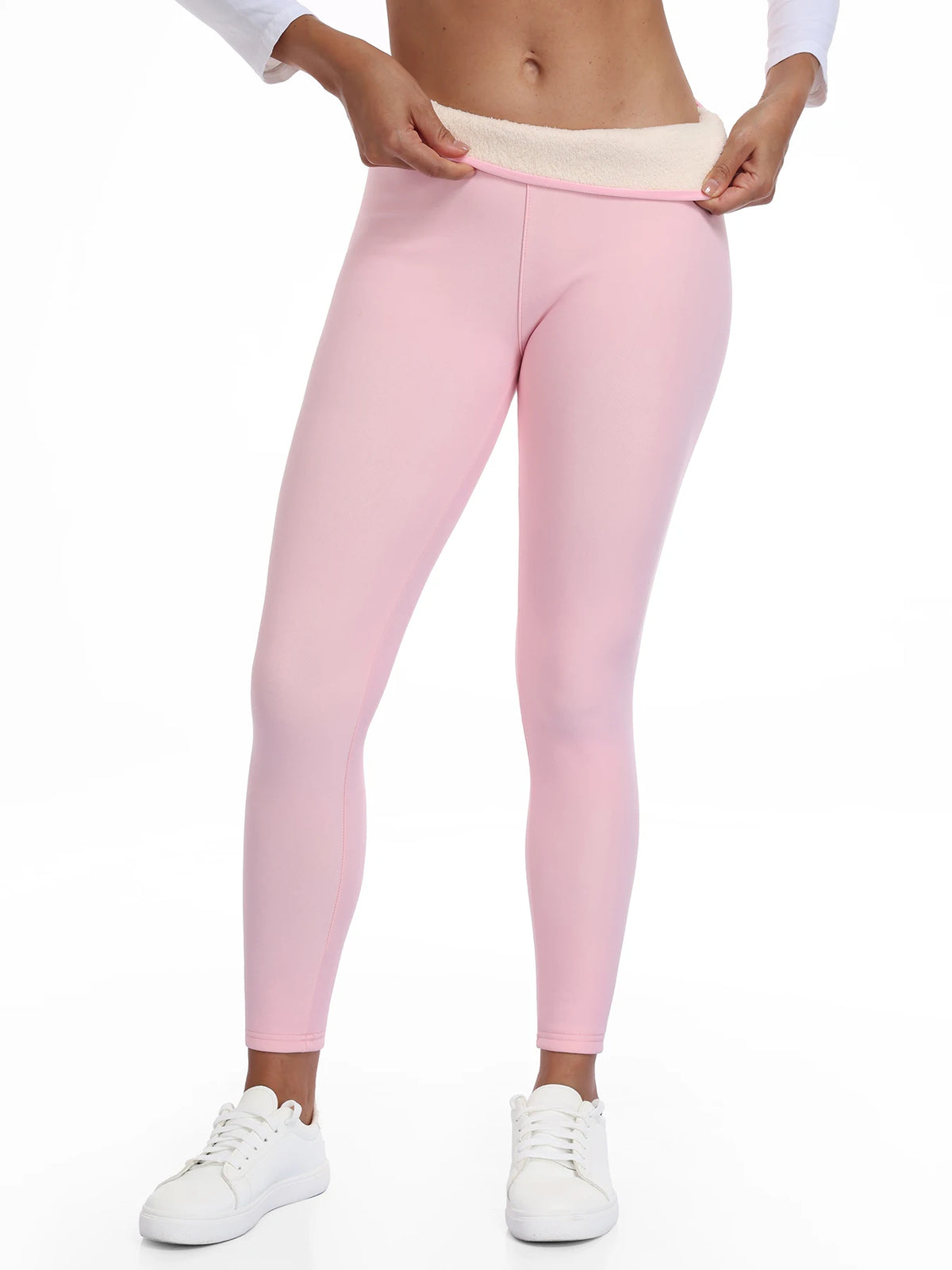Women's High-Waisted Fleece-Lined Leggings