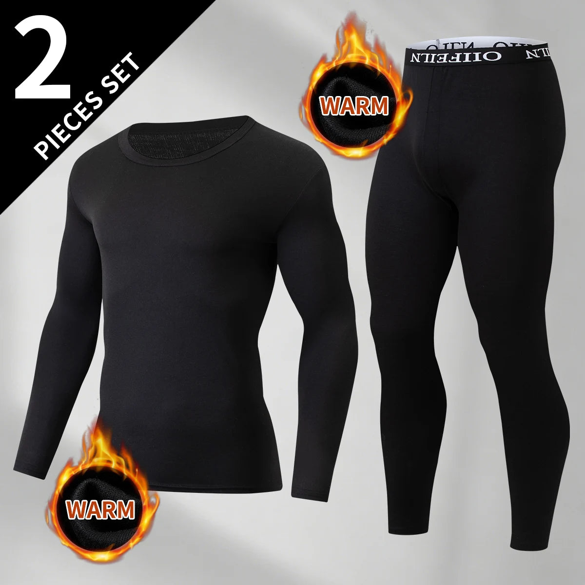Men's Classic Thermal Underwear Set