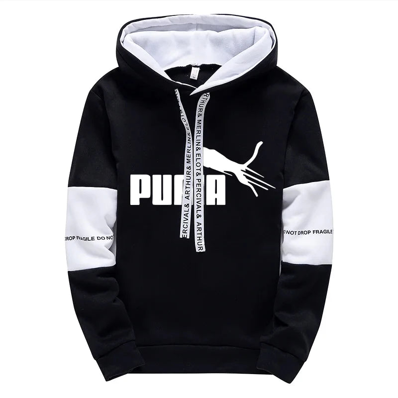 Men's Casual Hoodie & Joggers Tracksuit Set