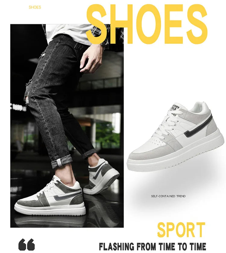 Men Elevator Shoes Heightening Sneakers for Men 4cm 6cm 8cm 10cm Breathable Height Increased Shoes for Man Sports Shoes