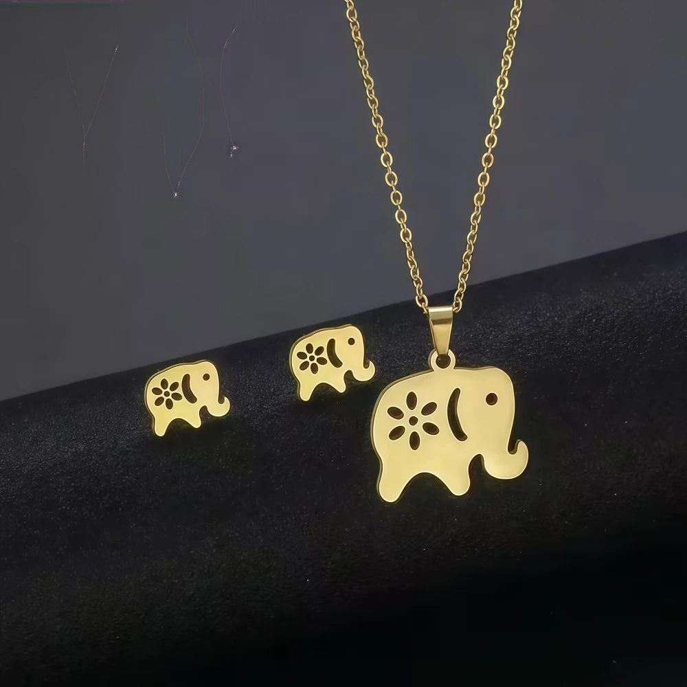 Heart & Butterfly Jewelry Set