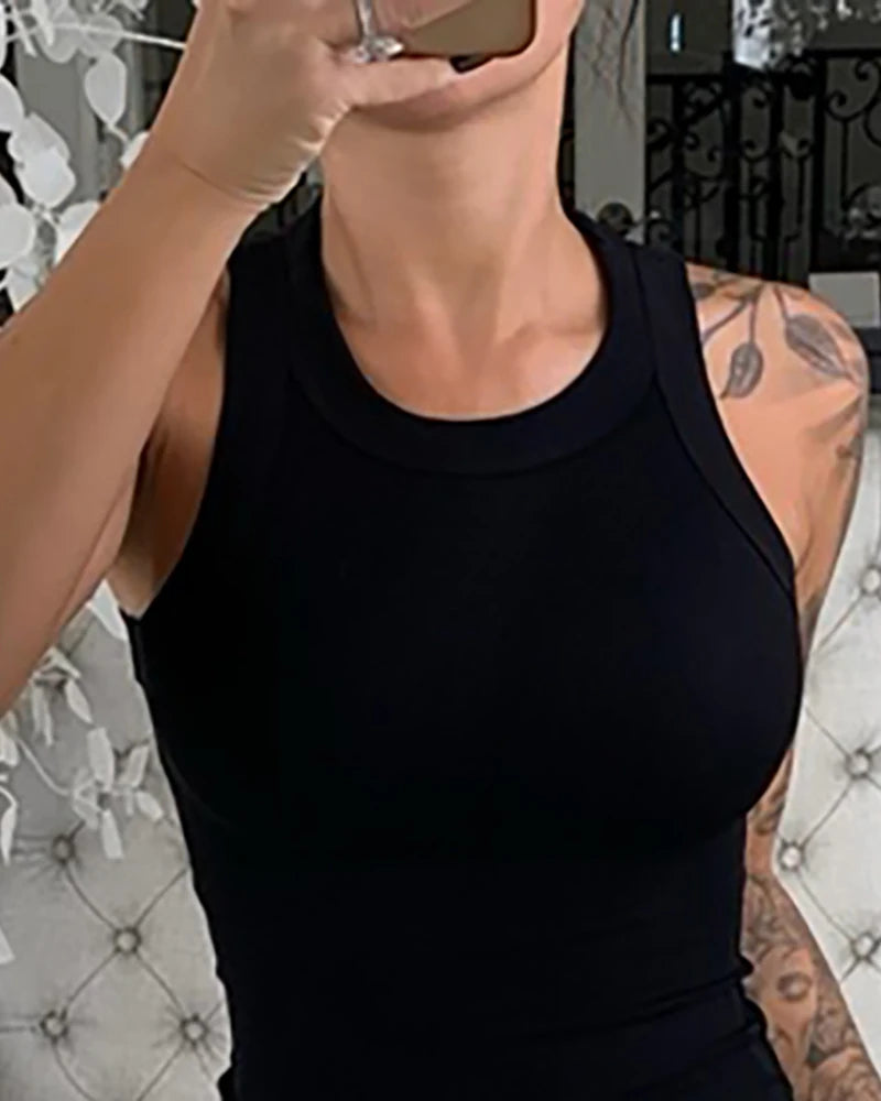 Women’s Classic Solid High Street Tank Top