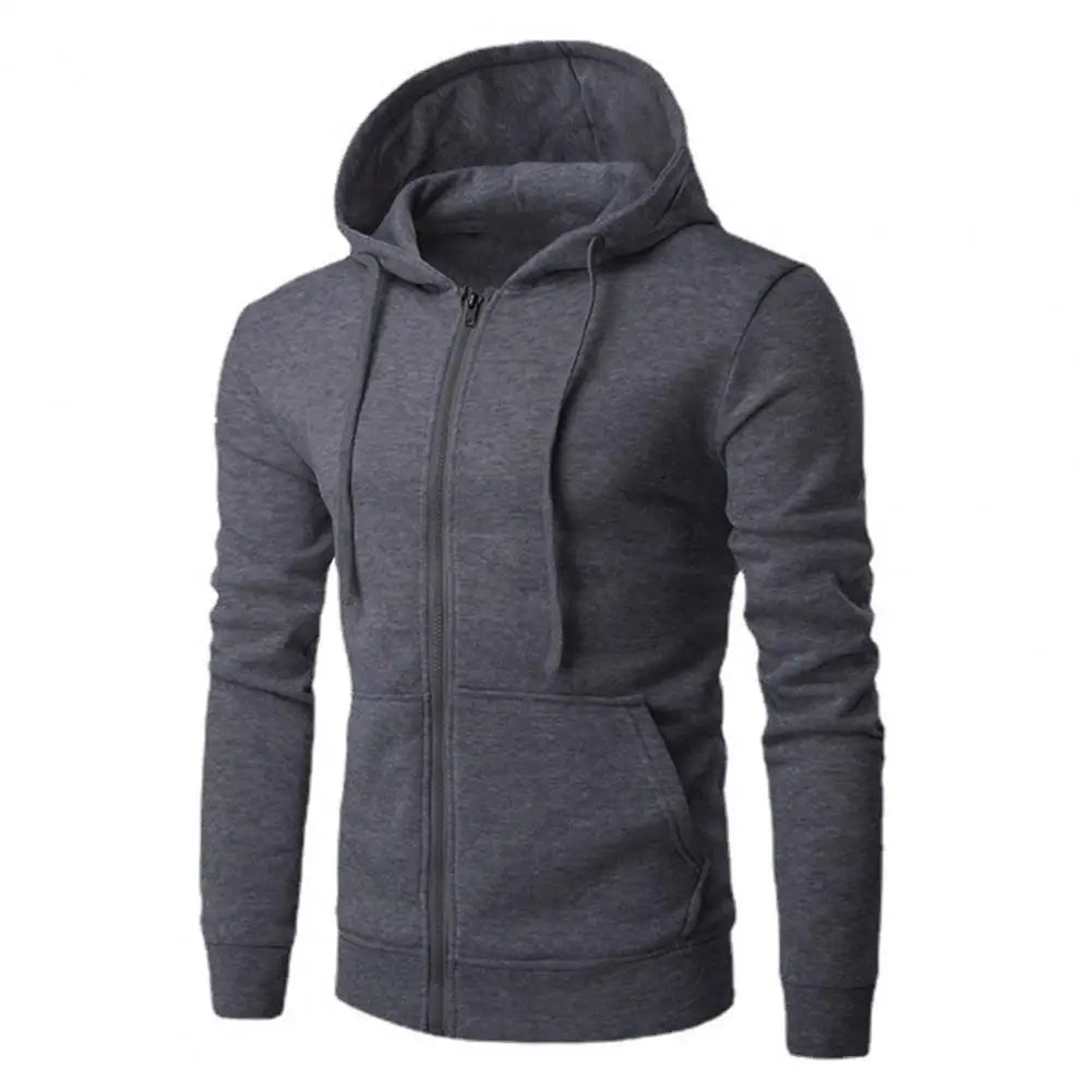 Men’s Casual Full-Zip Hoodie