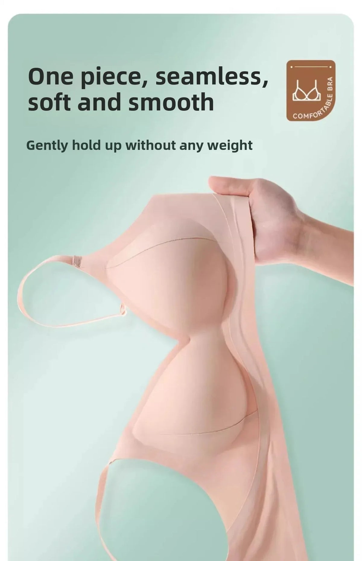 Comfortable Women's Everyday Bra Lifting Thin No Steel Ring Seamless Underwear Prevent Side Breast Collection Sagging Bras