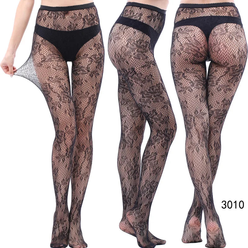Women’s Sheer Geometric Pattern Tights