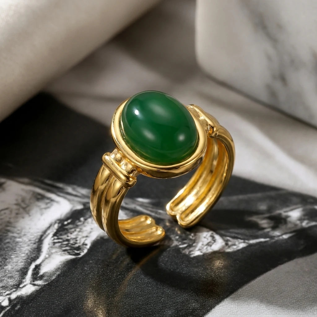 Women’s Stainless Steel Irregular Punk Statement Ring