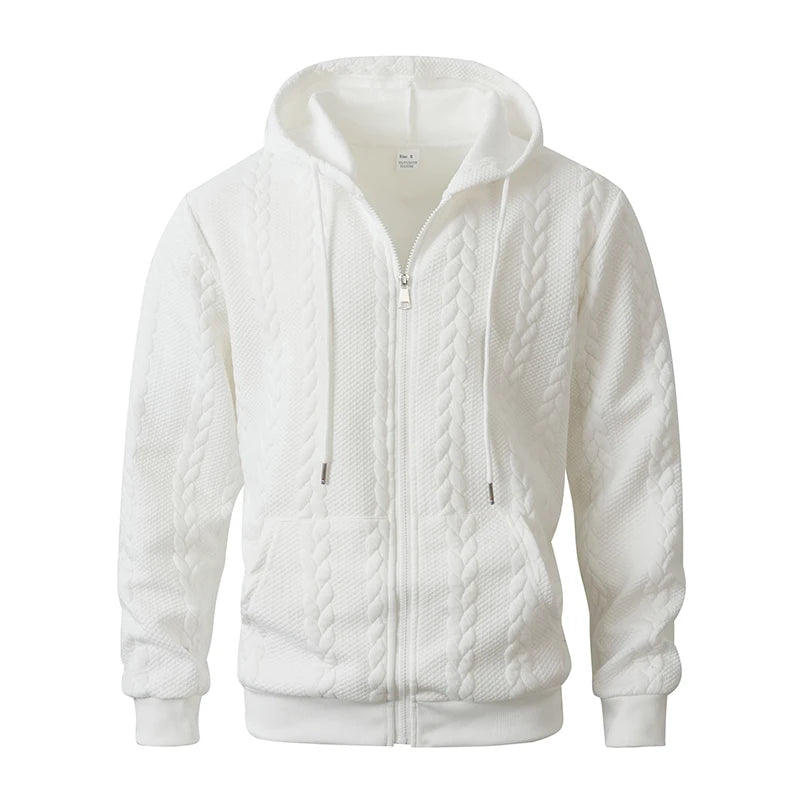 2026 Men’s Paisley Print Zip Hoodie