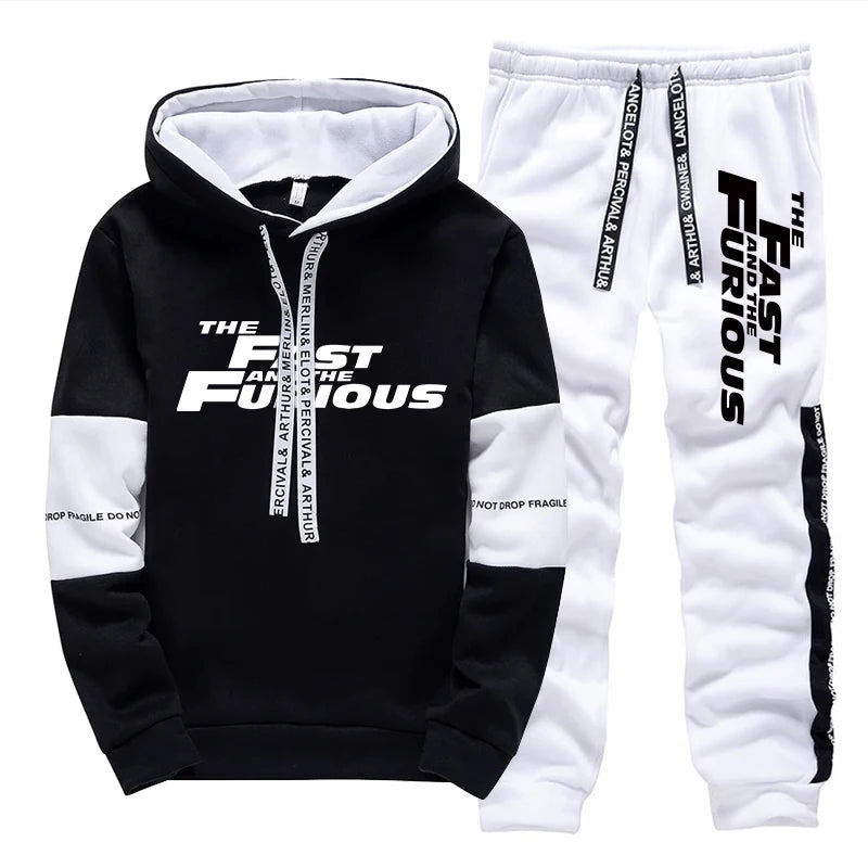 Men’s Patchwork Zip Tracksuit