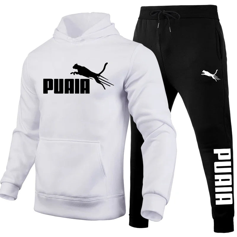 Men’s Printed Pullover Tracksuit