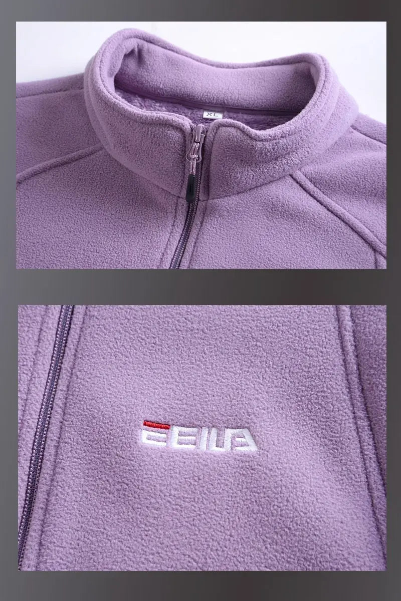 Women's Cozy Embroidered Fleece Jacket