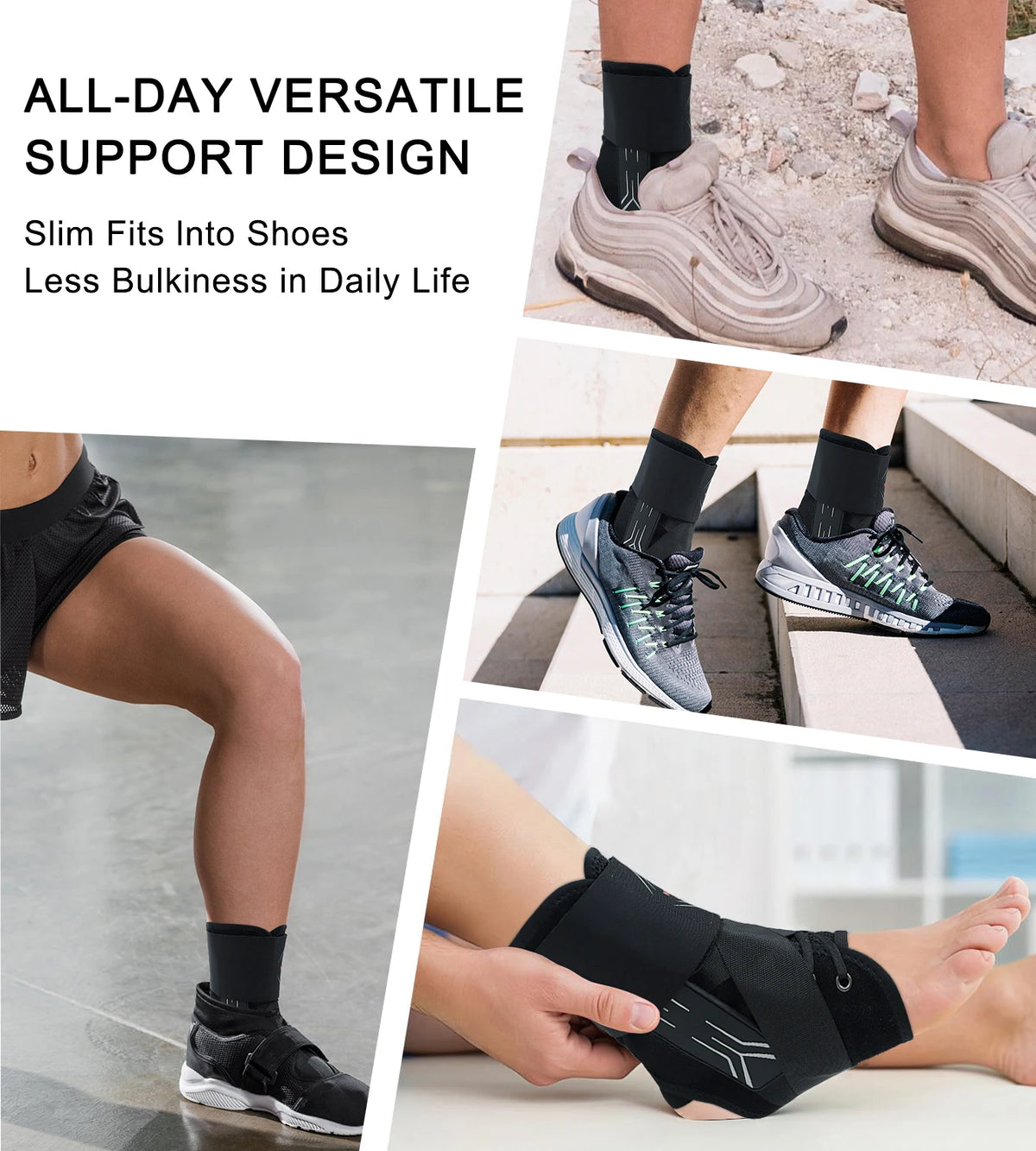 NEENCA Quick-Lace Ankle Support Brace