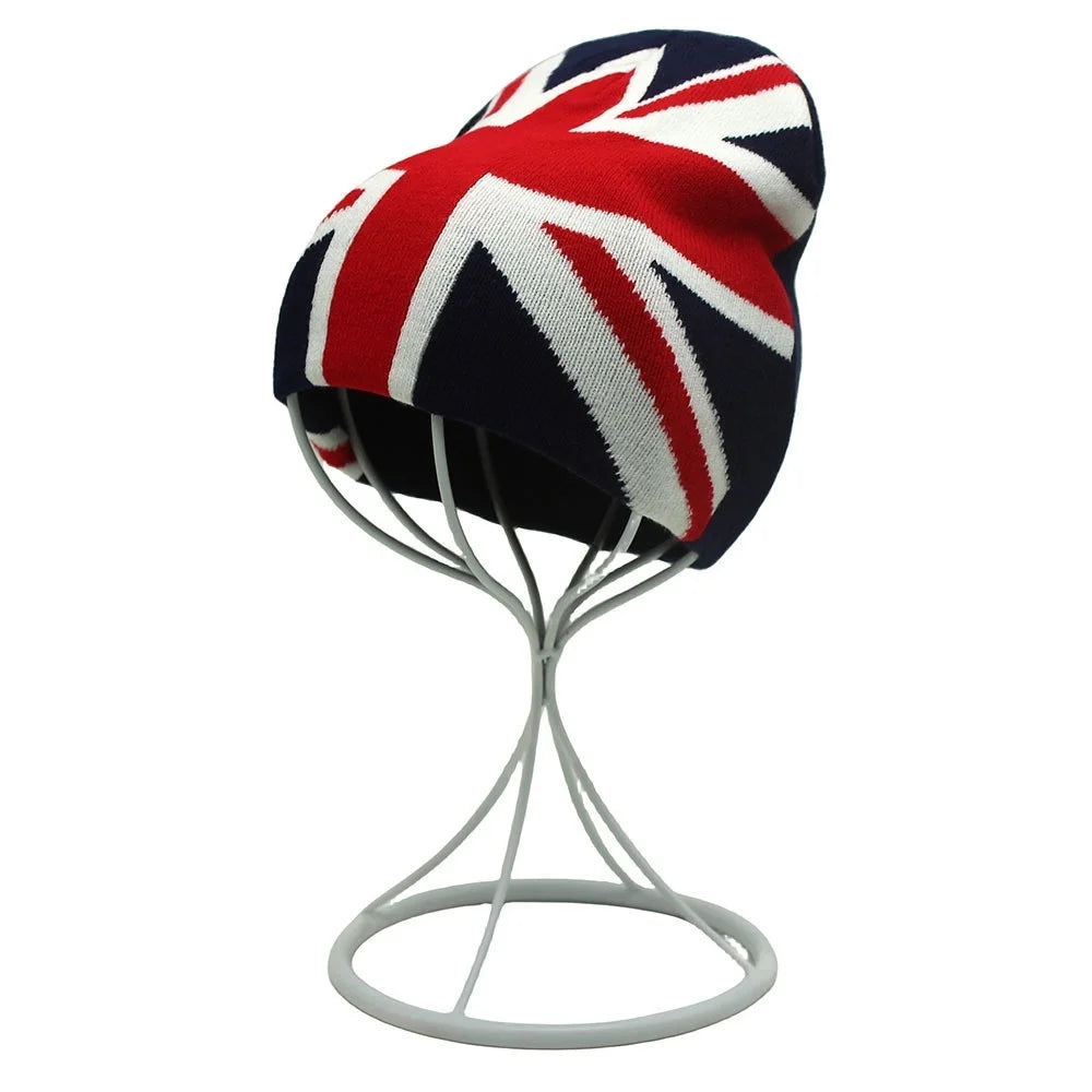Unisex Union Jack Knit Beanie