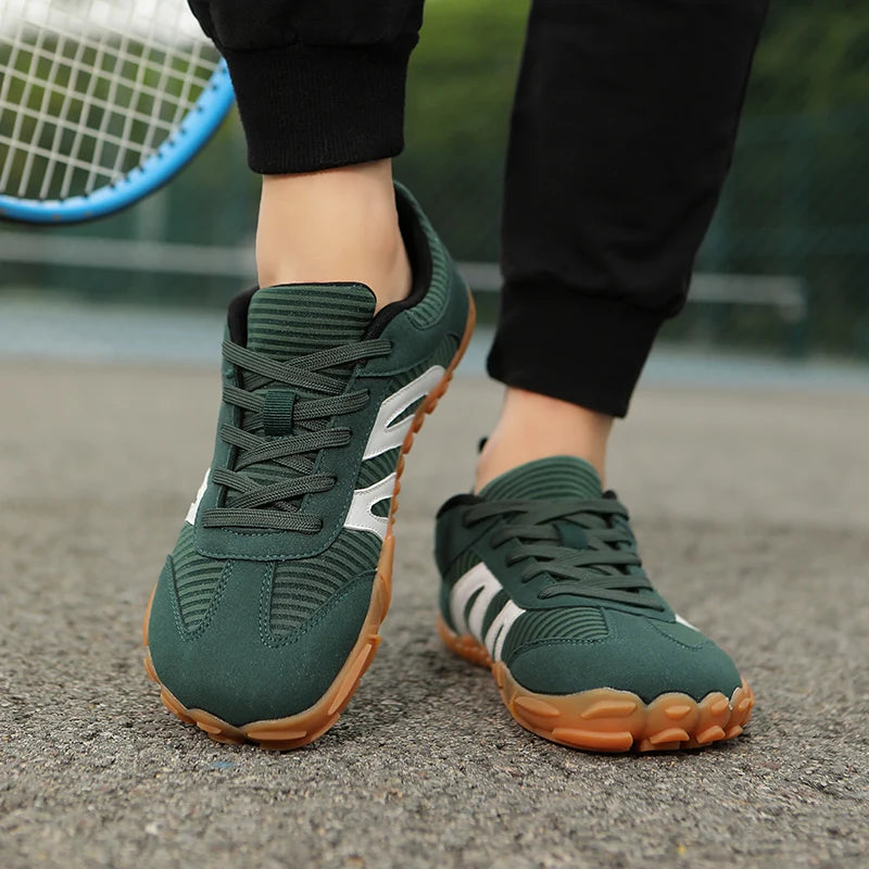2026 Men's And Women's Toe Shoes Multifunctional Soft Sole Wide Last Shoes Walking Shoes Breathable Barefoot Casual Sports Shoes